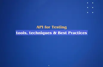API for testing