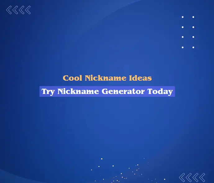 nickname generator